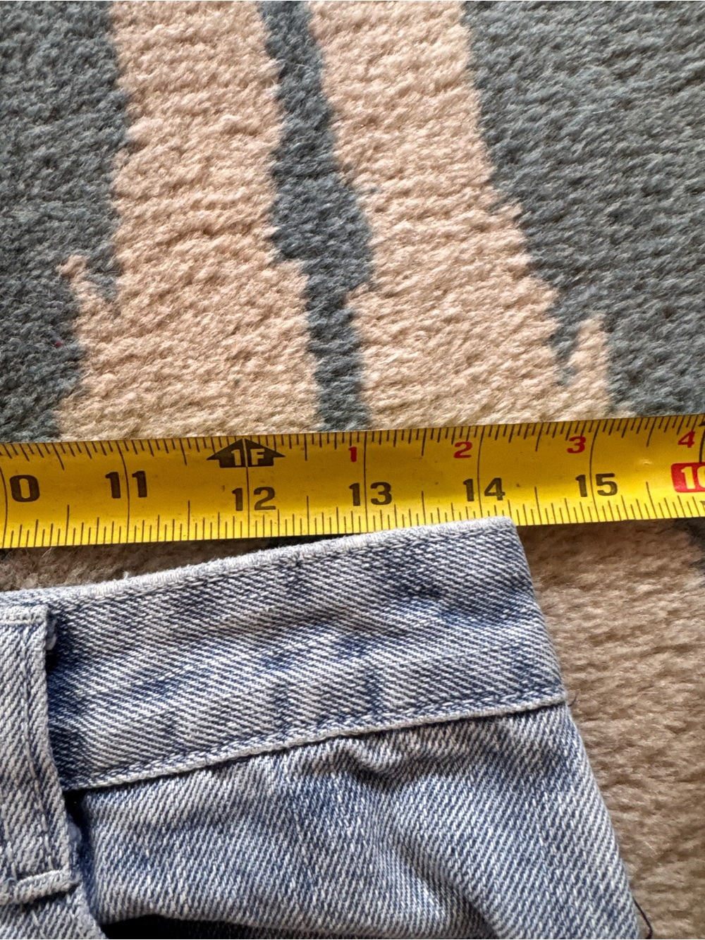 Made in Italy Denim Ruffle Skirt- Y2K- 90s indie boho - Picture 5 of 6